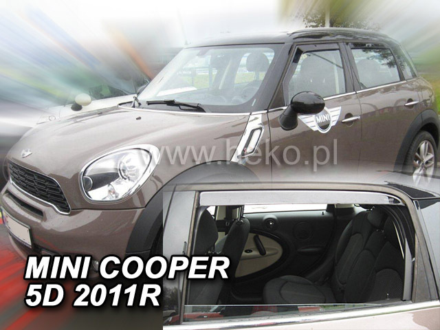 Mini Cooper légterelő első+hátsó ablakhoz 5 ajtós 2011-2014